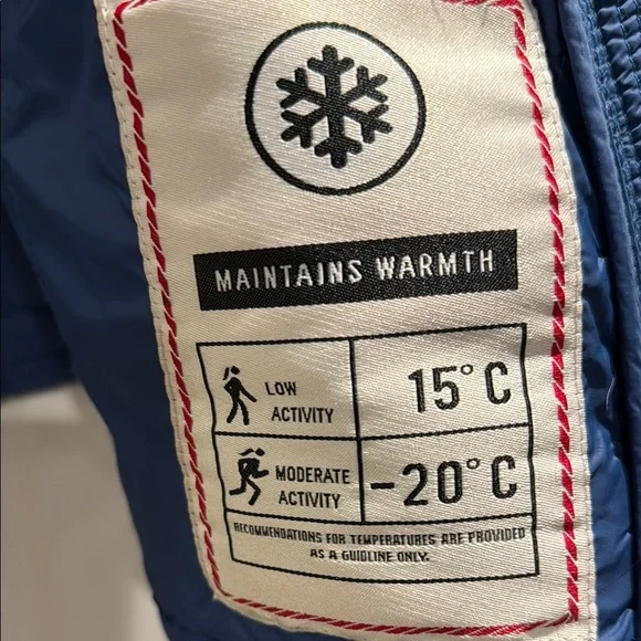 Blue Quilted Hooded Jacket - Picture 2 of 3